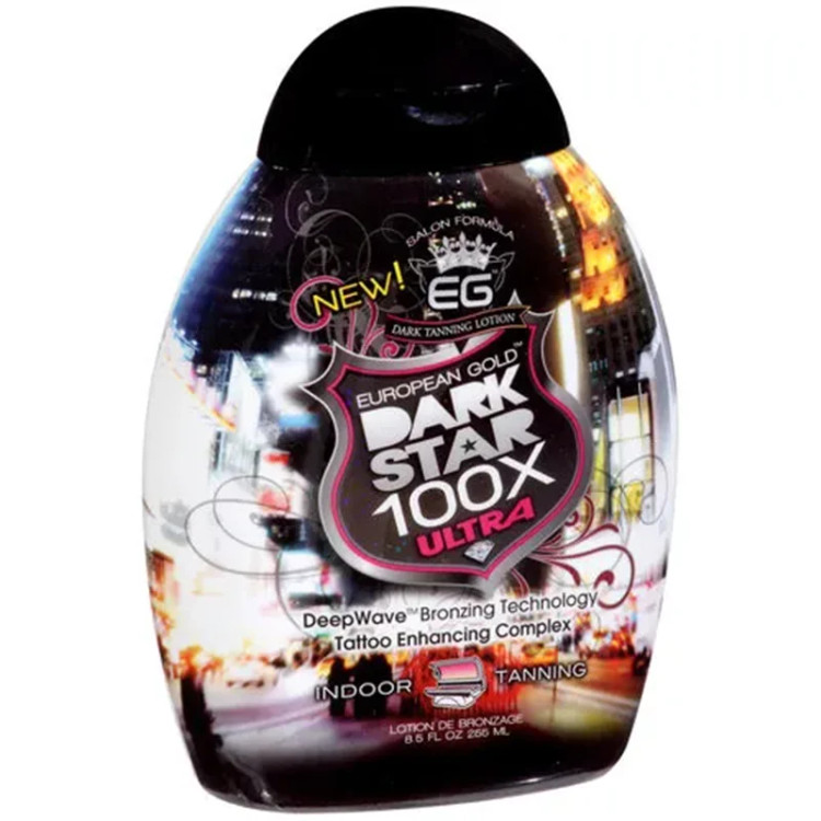 لوسیون سولاریوم یوروپین گلد مدل Dark Star 100X حجم 250 میل