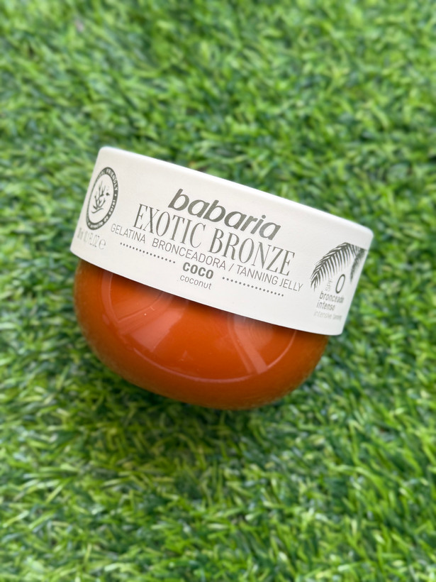 ژل برنزکننده آفتاب باباریا مدل Babaria Exotic Bronze حجم ۳۰۰ میل